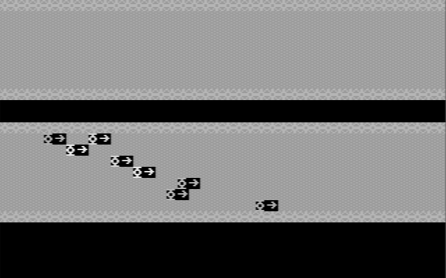 Computer Circus Maximus IBM PC/Compatibles Screenshot: The race continues...