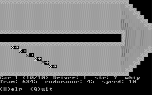 Computer Circus Maximus IBM PC/Compatibles Screenshot: The race begins!