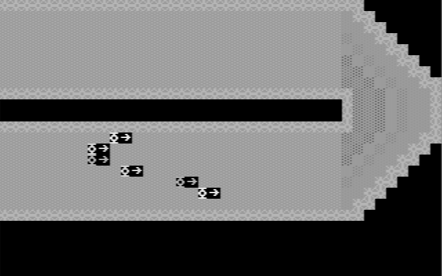 Computer Circus Maximus IBM PC/Compatibles Screenshot: The race is on!