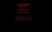 Klondike Solitaire for IBM PC/Compatibles - Begin, or do you need help?