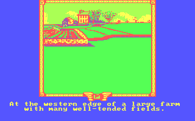 Fellowship of the Ring, The IBM PC/Compatibles Screenshot: A large field.