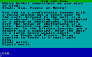 Fellowship of the Ring, The for IBM PC/Compatibles - You can also display text in 40 column mode (useful if you have a composite monitor).