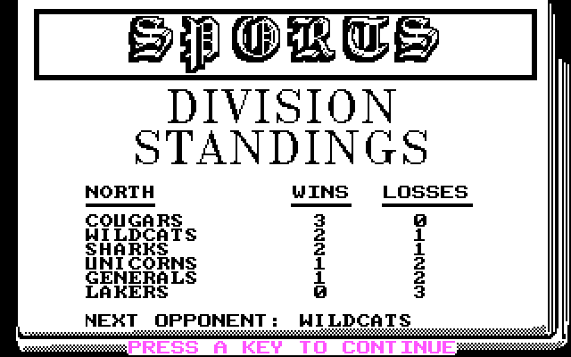 GBA Championship Basketball: Two-on-Two IBM PC/Compatibles Screenshot: Setting up teams.