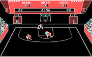 GBA Championship Basketball: Two-on-Two for IBM PC/Compatibles - Game in progress...