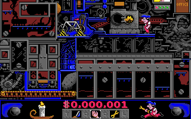 Night Shift Amiga Screenshot: Game start.