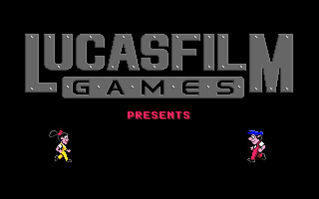 Night Shift Amiga Screenshot: Lucasfilm Games logo.