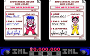 Night Shift for Amiga - Choose a character...