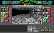 Wizardry: Bane of the Cosmic Forge for IBM PC/Compatibles - Exploring the dungeon.