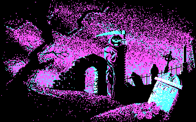 Wizardry: Bane of the Cosmic Forge IBM PC/Compatibles Screenshot: Game over.