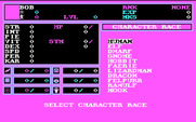 Wizardry: Bane of the Cosmic Forge for IBM PC/Compatibles - Setting up a new character.