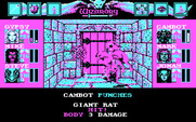 Wizardry: Bane of the Cosmic Forge for IBM PC/Compatibles - Punching a giant rat.