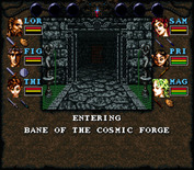 Wizardry: Bane of the Cosmic Forge for Super NES - Time to enter Bane of the Cosmic Forge!