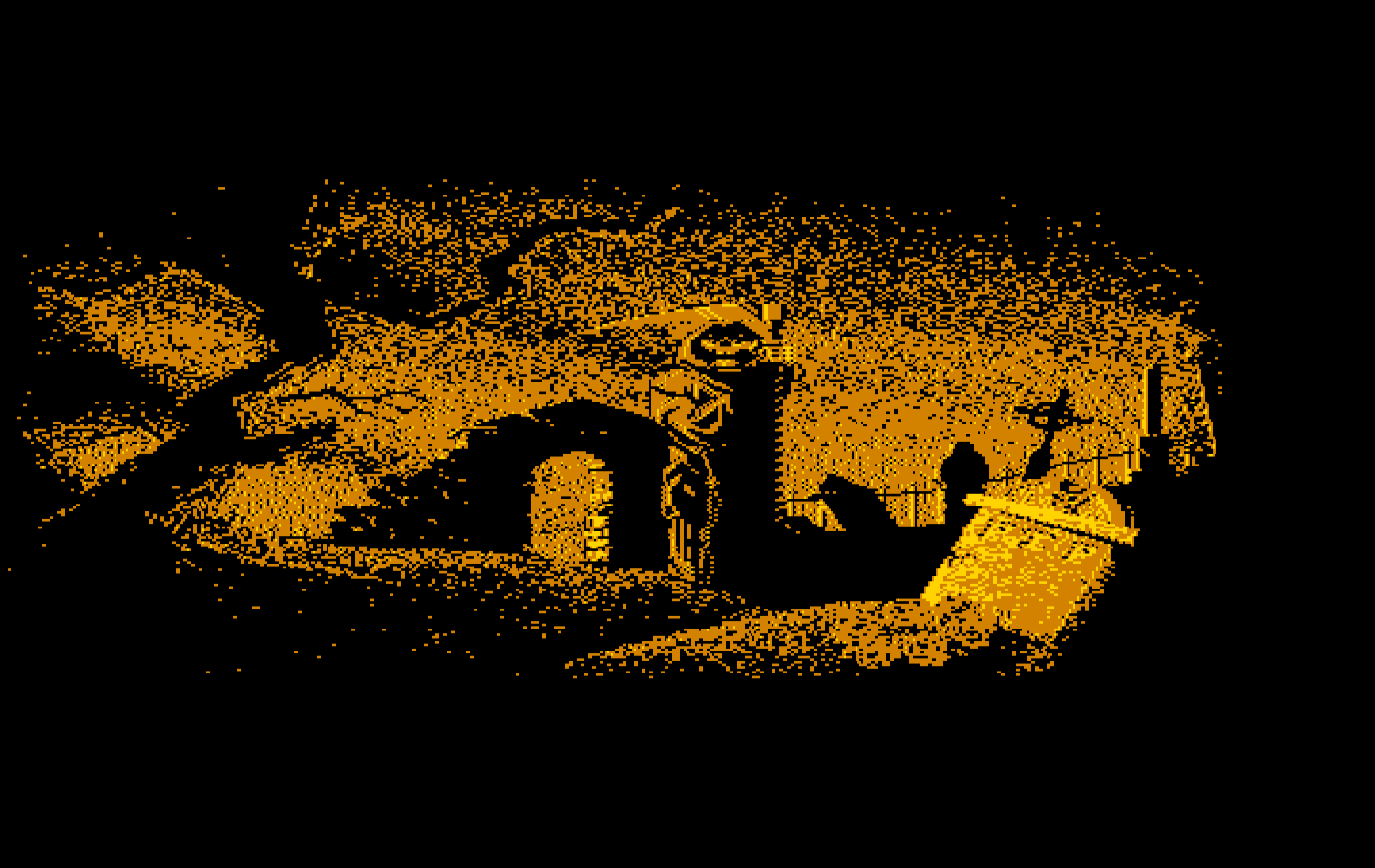 Wizardry: Bane of the Cosmic Forge IBM PC/Compatibles Screenshot: Game over.