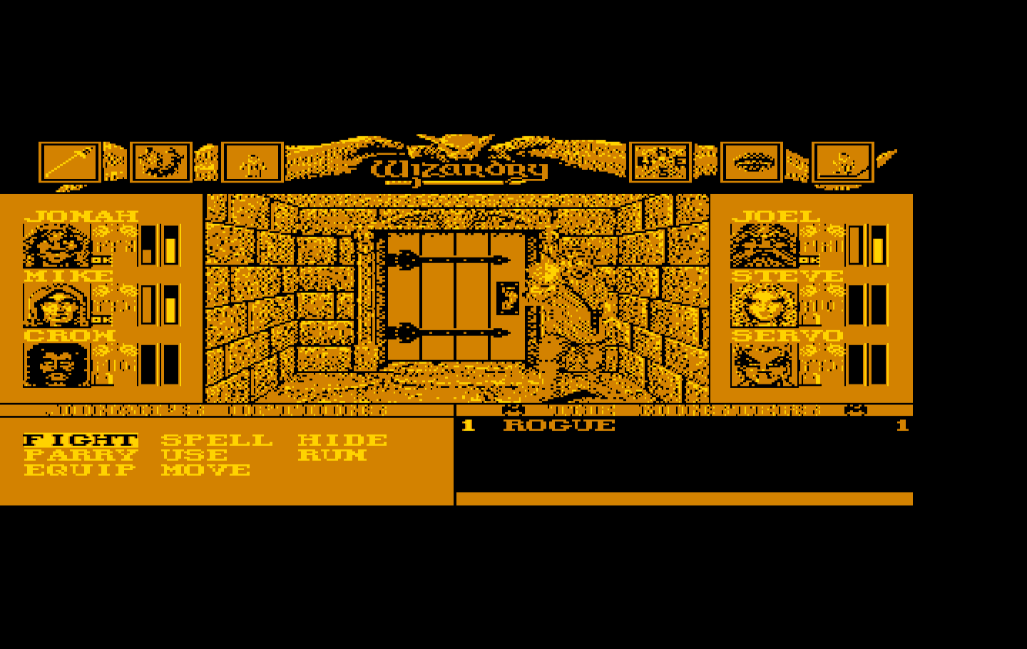 Wizardry: Bane of the Cosmic Forge IBM PC/Compatibles Screenshot: Another encounter!