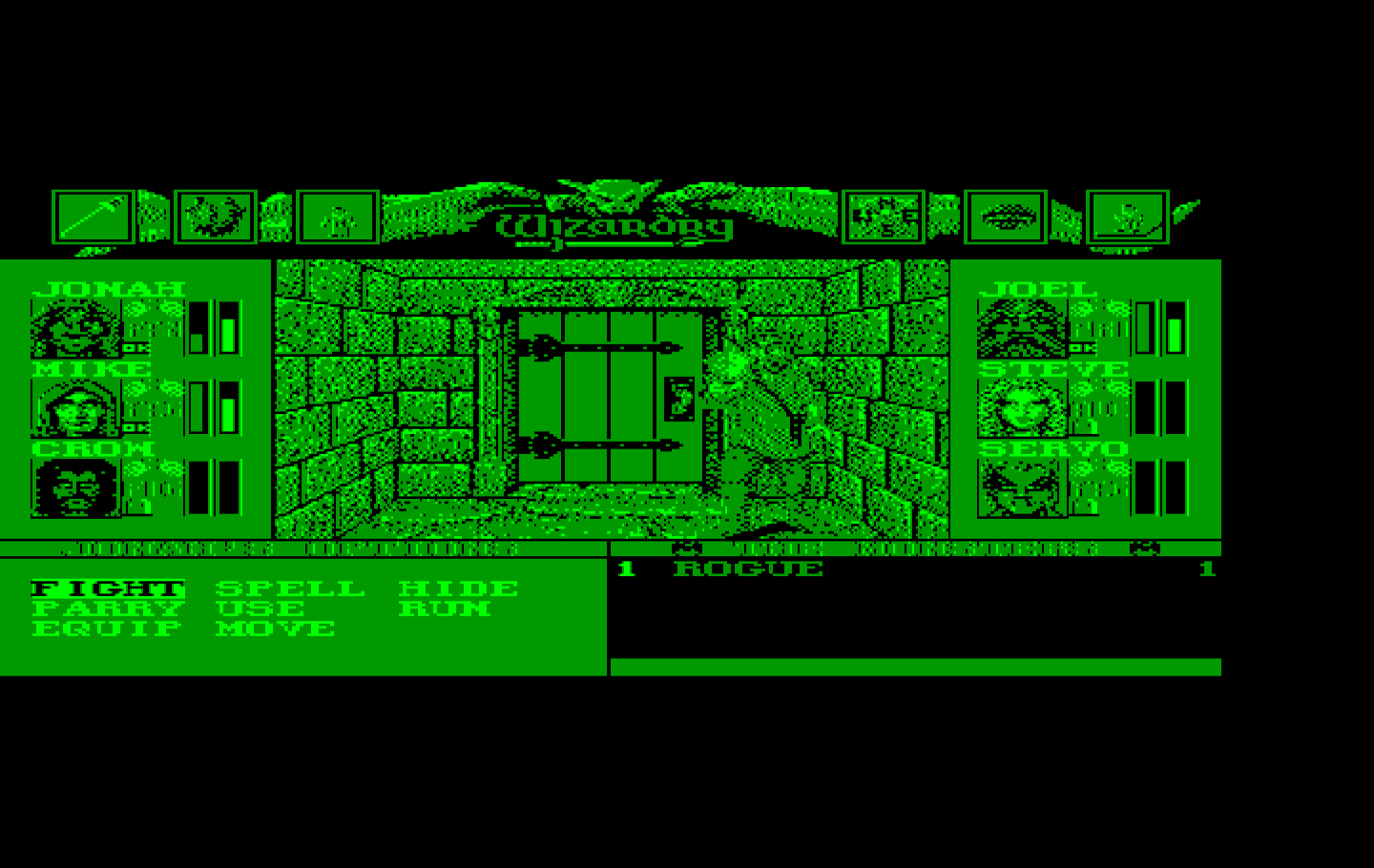 Wizardry: Bane of the Cosmic Forge IBM PC/Compatibles Screenshot: Another encounter!