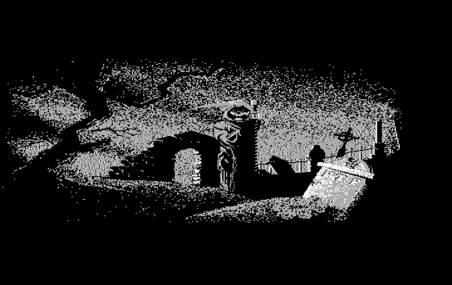 Wizardry: Bane of the Cosmic Forge IBM PC/Compatibles Screenshot: Game over.