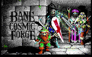 Wizardry: Bane of the Cosmic Forge for Amiga - Title screen.