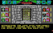 Wizardry: Bane of the Cosmic Forge for Amiga - Approaching the gate with confidence...