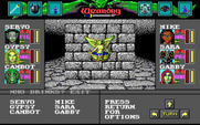 Wizardry: Bane of the Cosmic Forge for Amiga - Who drinks? Restore some health here...