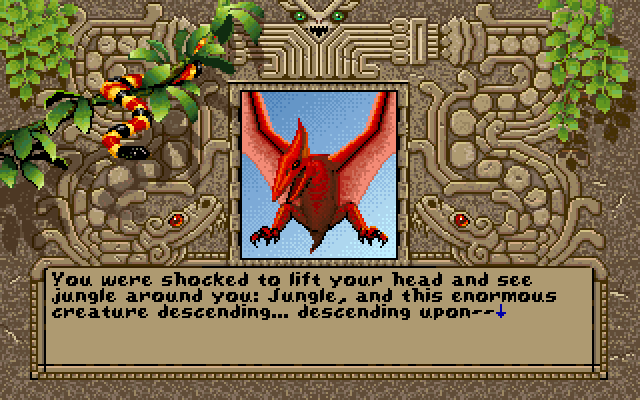 Worlds of Ultima: The Savage Empire IBM PC/Compatibles Screenshot: Opening story continued...