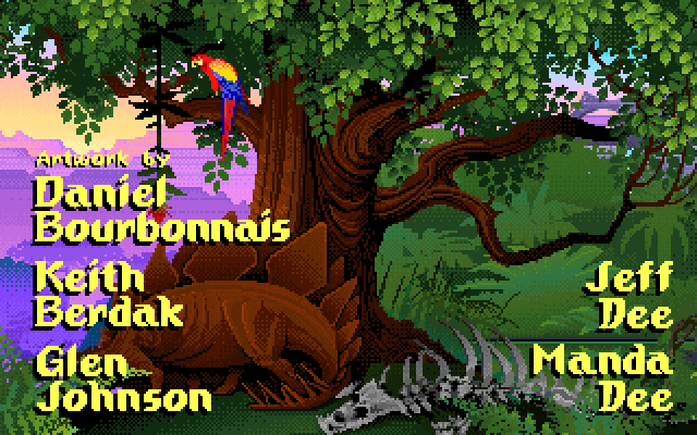 Worlds of Ultima: The Savage Empire IBM PC/Compatibles Screenshot: One of several credits screens.