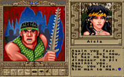 Worlds of Ultima: The Savage Empire for IBM PC/Compatibles - Looks like a battle is about to begin...