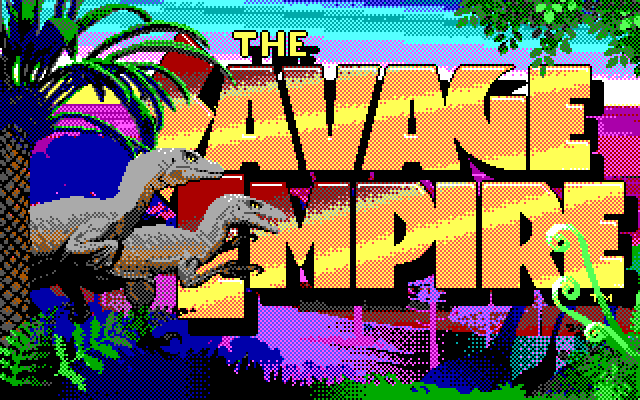 Worlds of Ultima: The Savage Empire IBM PC/Compatibles Screenshot: Savage Empire title screen.