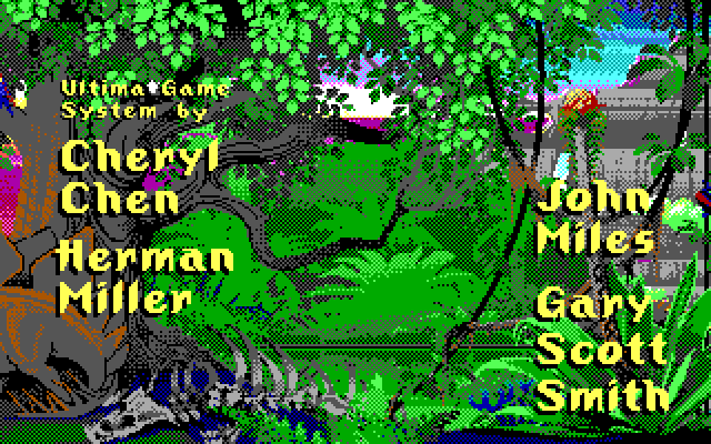 Worlds of Ultima: The Savage Empire IBM PC/Compatibles Screenshot: One of the credits screens.