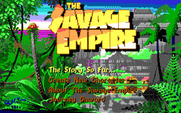 Worlds of Ultima: The Savage Empire for IBM PC/Compatibles - The main menu.