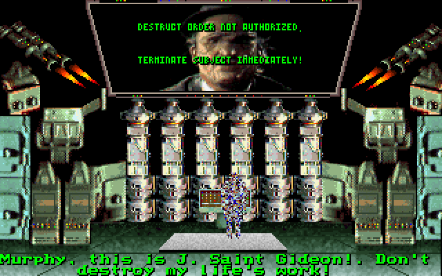 Mean Streets IBM PC/Compatibles Screenshot: I tried to break into this computer, but failed!