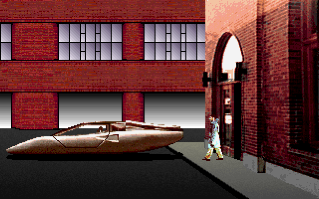 Mean Streets IBM PC/Compatibles Screenshot: Game start.