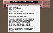 Mean Streets for IBM PC/Compatibles - You will occasionally get a fax with more information...
