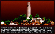 Mean Streets for IBM PC/Compatibles - Entering a rough neighborhood...