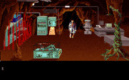 Mean Streets for IBM PC/Compatibles - Exploring an underground laboratory.