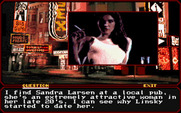 Mean Streets for IBM PC/Compatibles - Sandra Larsen is next on my list to talk to...