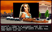 Mean Streets for IBM PC/Compatibles - Time to interrogate Sylvia.