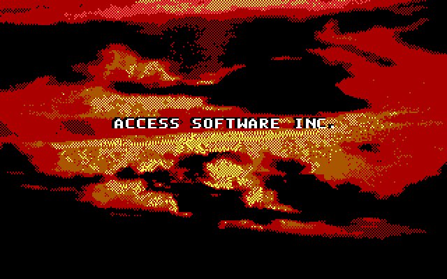 Mean Streets IBM PC/Compatibles Screenshot: Access Software presents...
