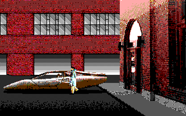 Mean Streets IBM PC/Compatibles Screenshot: Game start.