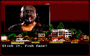 Mean Streets for IBM PC/Compatibles - This guy isn't friendly! Should I bribe or threaten him?