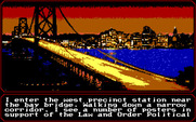 Mean Streets for IBM PC/Compatibles - Heading to the bay bridges...