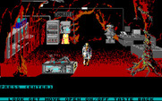 Mean Streets for IBM PC/Compatibles - Exploring an underground laboratory.