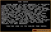 Mean Streets for IBM PC/Compatibles - Some background on the case you need to solve.