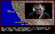 Mean Streets for IBM PC/Compatibles - If someone won't cooperate, you can try threatening them...