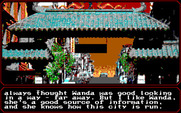 Mean Streets for IBM PC/Compatibles - Each location begins with a description...