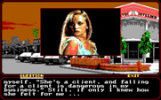 Mean Streets for IBM PC/Compatibles - Select "question" to ask about people and things...