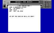 Mean Streets for IBM PC/Compatibles - Incoming fax...yep, someone wants me off the case!