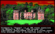 Mean Streets for IBM PC/Compatibles - Visiting Gideon's mansion...