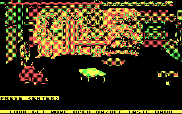Mean Streets IBM PC/Compatibles Screenshot: I need to break out of here!