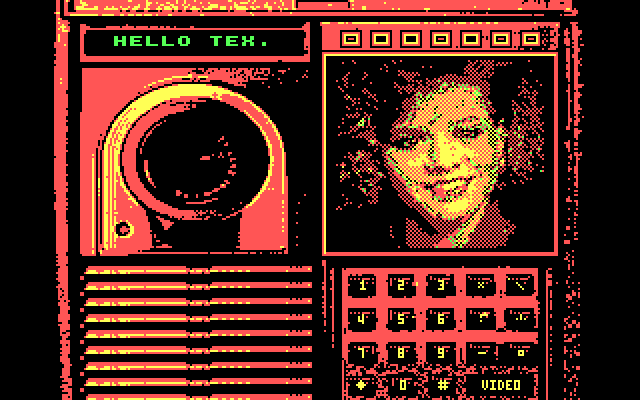 Mean Streets IBM PC/Compatibles Screenshot: Vanessa will often help you out.