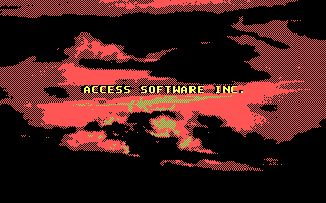 Mean Streets IBM PC/Compatibles Screenshot: Access Software presents...